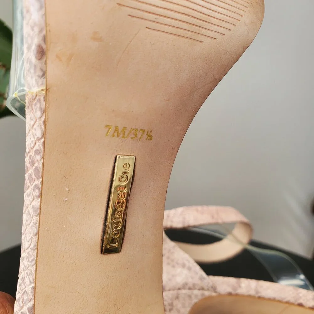 Louise ET CIE Animal print heels size 7